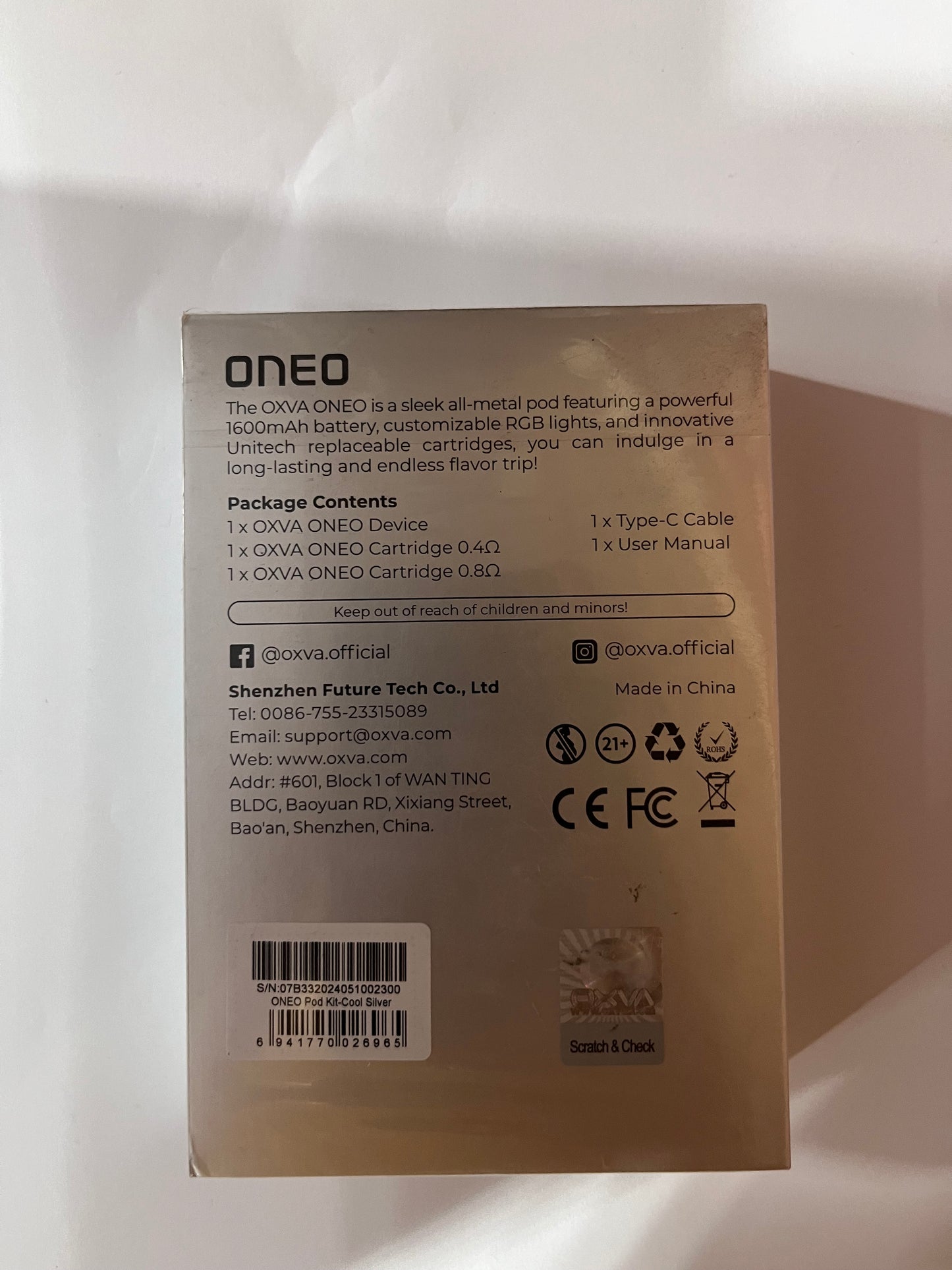 OXVA ONEO POD KIT